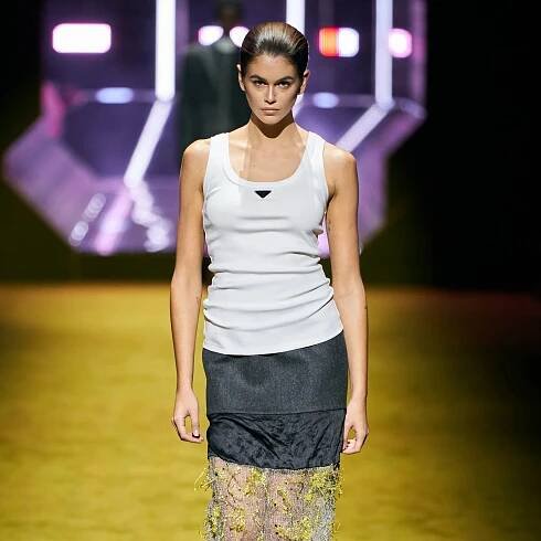 Prada’s Logo Tank Top Has Finally Hit Stores