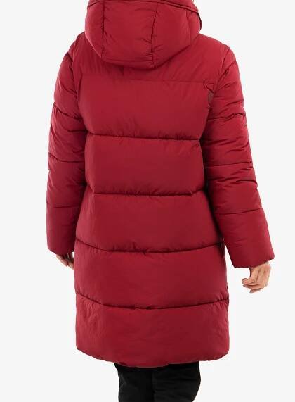 Dámský kabát Didriksons Nomi Parka 2 - ruby red