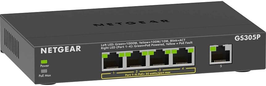 NETGEAR GS305P síťový switch