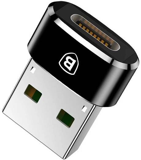 Baseus adaptér USB-C na USB černý