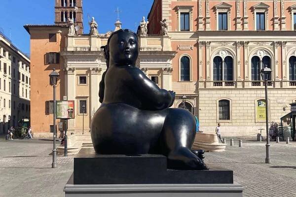 Fernando Botero in Rome