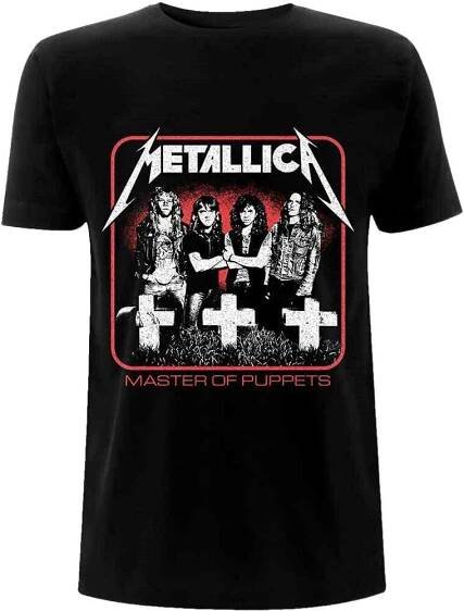 Metallica tričko, Vintage Master of Puppets Photo Black, pánské