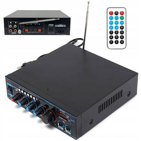 HIFI ZESILOVAČ REPRODUKTORŮ STEREO BLUETOOTH AUDIO FM SD USB 400W + 400W