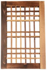 Okenní rám Dřevěný okenní rám Mřížová palubní stěna