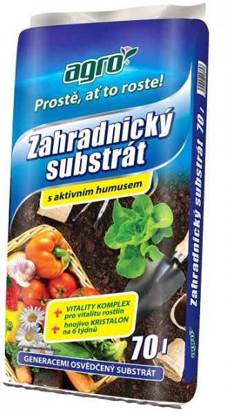 AGRO Zahradnický substrát s aktivním humusem 70 l nakoupit u OBI