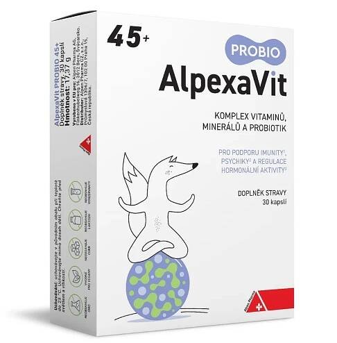 AlpexaVit PROBIO 45+ 30 kapslí