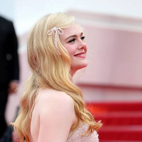 Elle Fanning Had a Fairy-Princess Hair Moment at Cannes