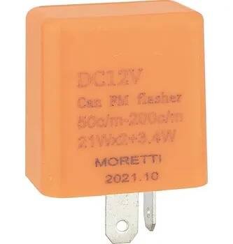 Přerušovač blinkrů 12V 2x21W - žárovky + LED