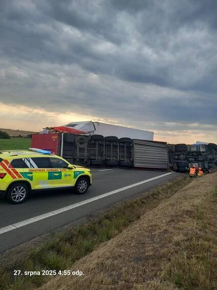 Hasiči zasahovali u dvou vážných nehod na Vyškovsku | hasici.cz 
