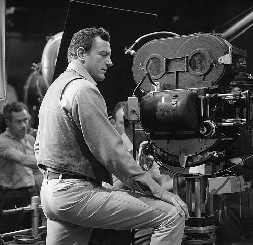 GUNSMOKE, James Arness, on set, (December 21, 1961), 1955-1975.