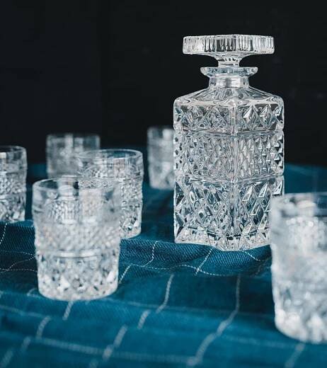 Křišťálový set karafy a skleniček Madison Crystal BOHEMIA - set 7 ks