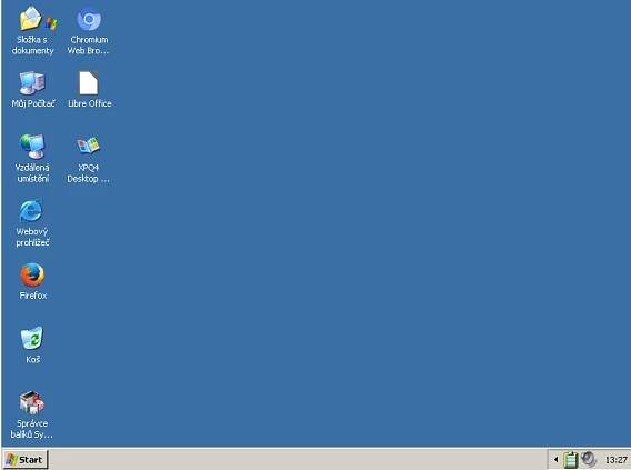 Q4OS: Debian a Trinity se vzhledem Windows pro nejstarší počítače