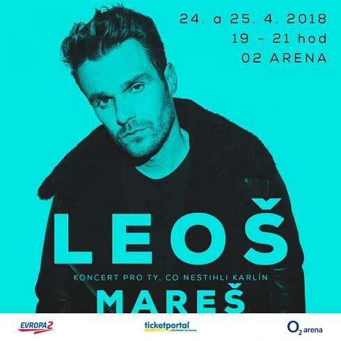Leoš Mareš vystoupí na konci dubna v O2 aréně. Proběhnou dva koncerty