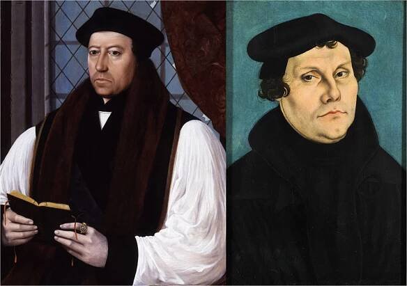 This image has an empty alt attribute; its file name is heretici-martin-luther-thomas-cranmer.jpg