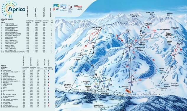 Aprica ski sjezdovky