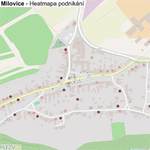 Milovice - mapy | Kurzy.cz
