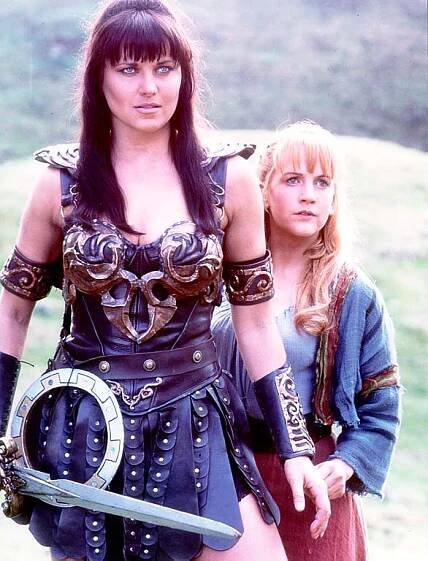 Xena - Prométeus - Z filmu - Lucy Lawless, Renée O'Connor