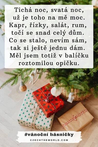 Vtipné vánoční básničky