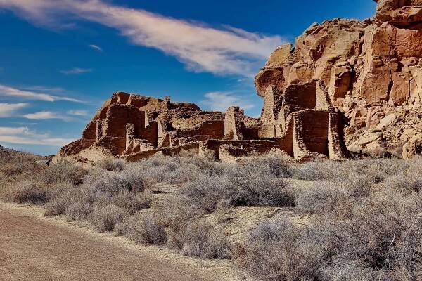Casa Chiquita at Chaco Culture National Historical Park in New Mexico.