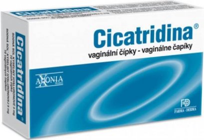 Cicatridina poševní čípky 10 x 2 g
