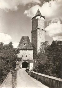 ZVÍKOV - hrad - brána - Písek
