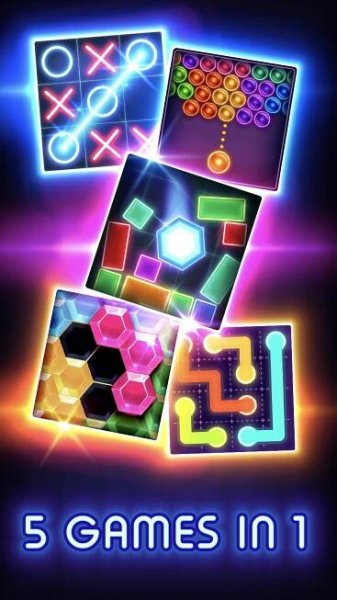 Tic Tac Toe záře Visiongame Hra Visiongame