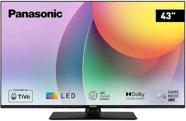 Panasonic TB-43W60AEZ, W60 série 43 palců 4K Ultra HD LED Smart TV, 2024, TiVo, 4K barevný engine, Dolby Vision & Atmos, G...