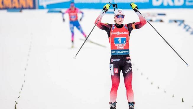 Byl to šok, když se kolem mě Marte prohnala, říká Jekatěrina Jurlovová-Perchtová - BiatlonMag