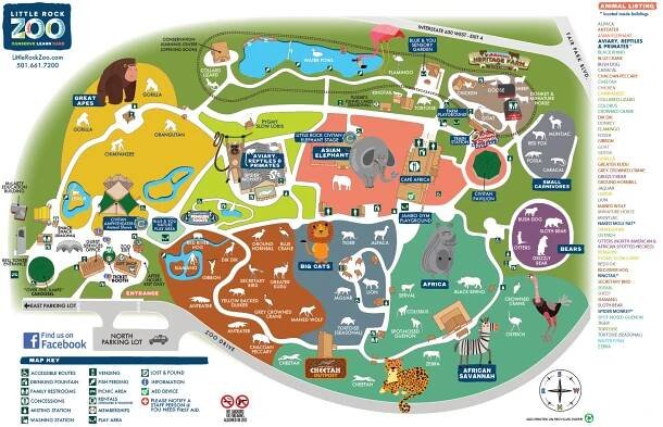 Zoo Map For Kids - Coreen Charlotta