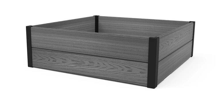 KETER Vyvýšený záhon Maple Square šedý 32 x 106 x 106 cm