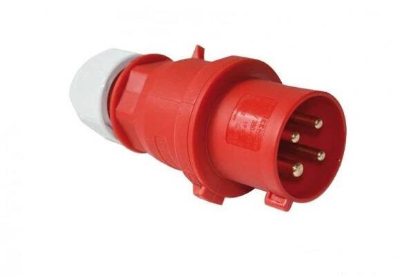 Vidlice zástrčka Bals 2130 4x 16A/380V IP44