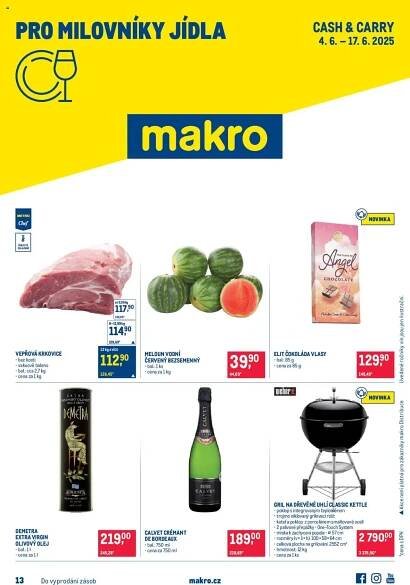 Makro Leták - Pro milovníky jídla (04.06.2025) >> Neodolatelné nabídky