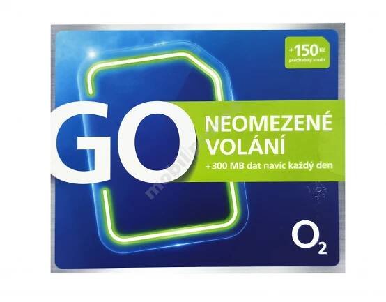 O2 SIM karta GO Neomezeně - Kredit 150Kč :: :: mobilprovas.cz