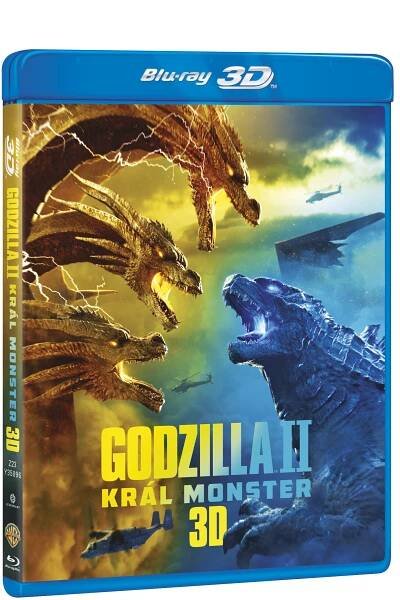 Godzilla II Král monster 3D+2D (2 disky) - Blu-ray