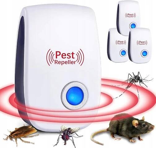 Tiptop Home Ultrazvukový odpuzovač myší proti komárům - Allegro