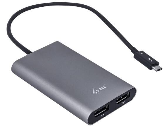 Redukce i-tec Thunderbolt 3/2x DisplayPort 4K (TB3DUAL4KDP)