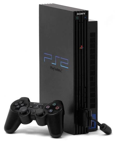 PlayStation 2 FAT SCPH-39004 + hra simpsons + demo hry