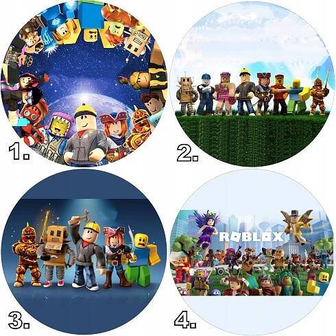 Ozdoby Na Dort ROBLOX do 21 cm Poplatek Obvody