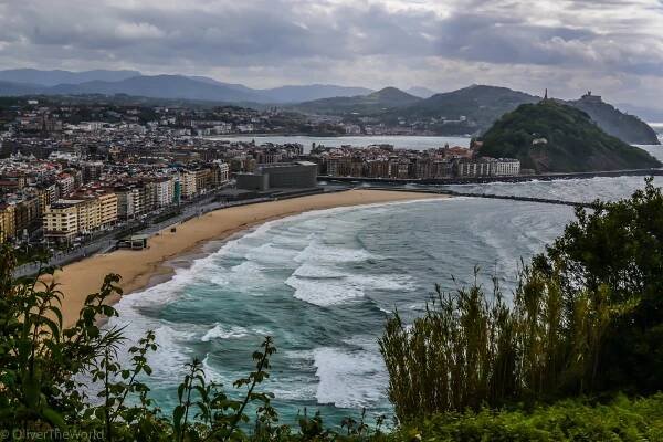 Surfers at Playa de Zurriola