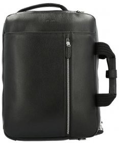Multifunkční kožená business taška do ruky i přes rameno / batoh na notebook 2v1 PICARD