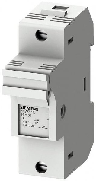 Siemens 3NW7111, 3NW7111 držák na válcové pojistky, 690 V/AC, 50 A, 1 ks