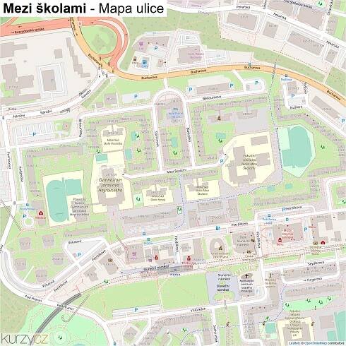 Mezi školami - mapy | Kurzy.cz