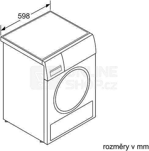 Sušička prádla Bosch WTW85480CS | OnlineShop.cz
