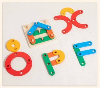 Montessori Shape Wooden Puzzle - Kliklocks