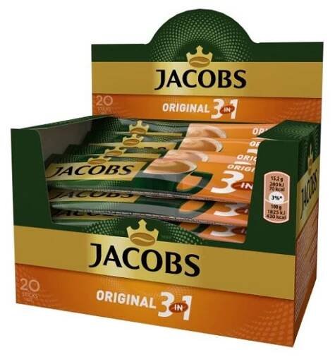 Jacobs Cafe 3in1 310 g od 100 Kč - Heureka.cz