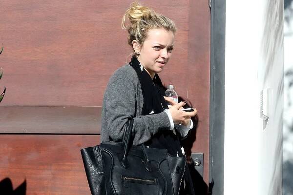Jordan Feldstein didn't open the door for his wife Francesca Eastwood Tuesday.