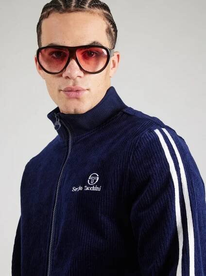 Sergio Tacchini Sportovní bunda 'Edgar' – modrá