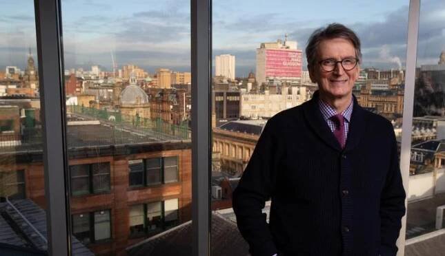 Brian Evans, Glasgow's first ever city Urbanist, pictured at the lookout at the Lighthouse...   Photograph by Colin Mearns.23 January 2019.For The Herald, see story by Phil Miller..