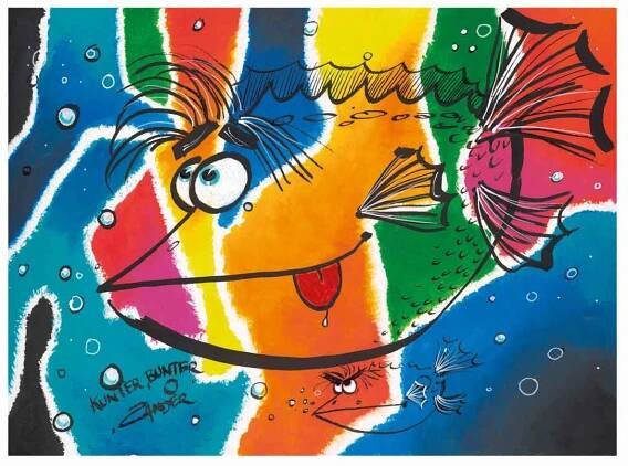 frank zander kunterbunter zander 41x55 walentowski galerien