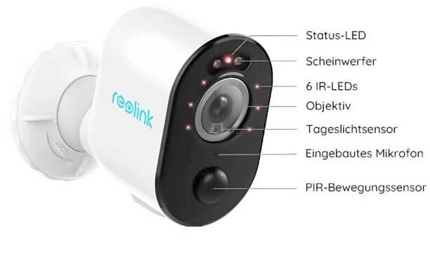 Reolink Argus Series B330 Wi-Fi IP bezpečnostní kamera 2880 x 1616 Pixel